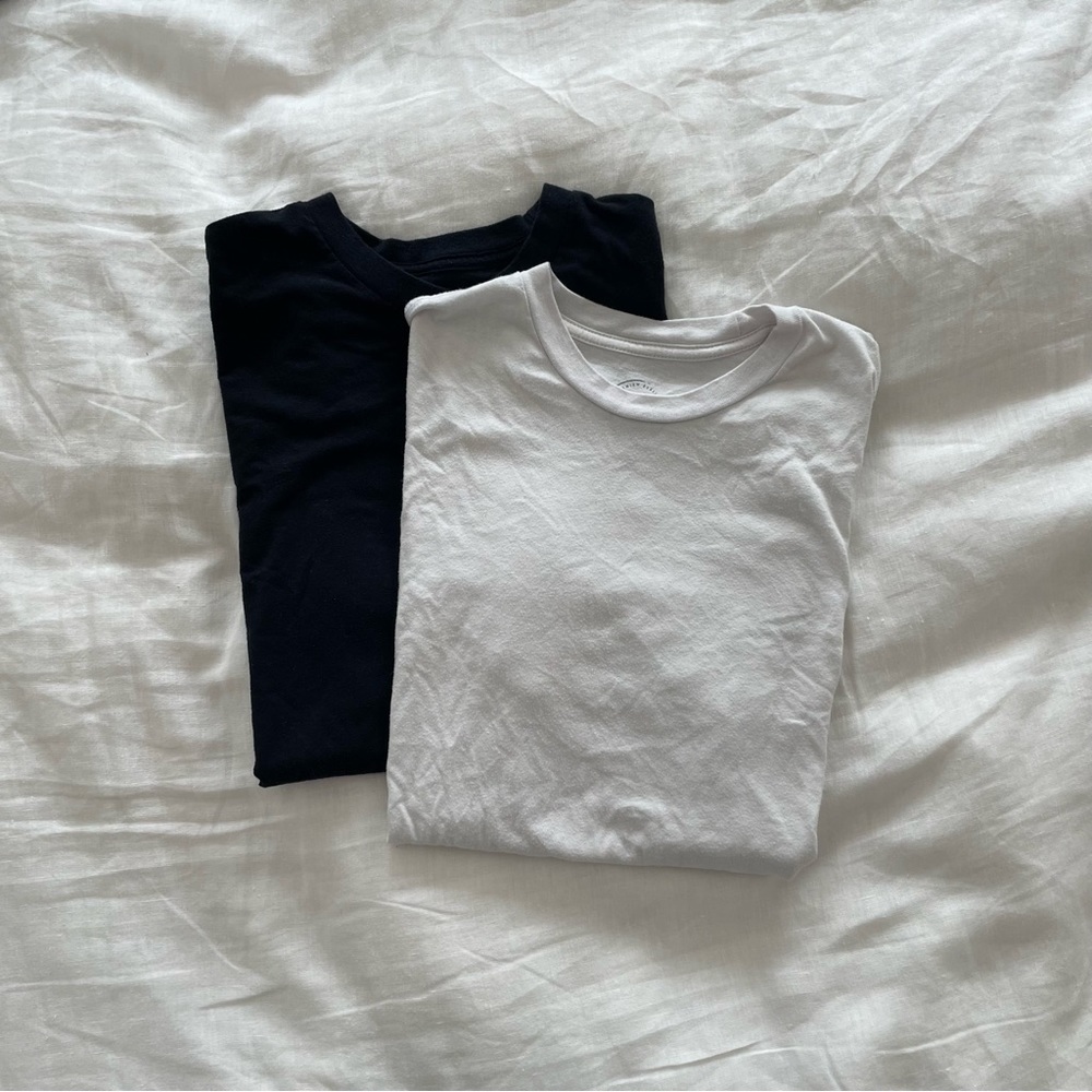 True Classc B&W Crew Necks